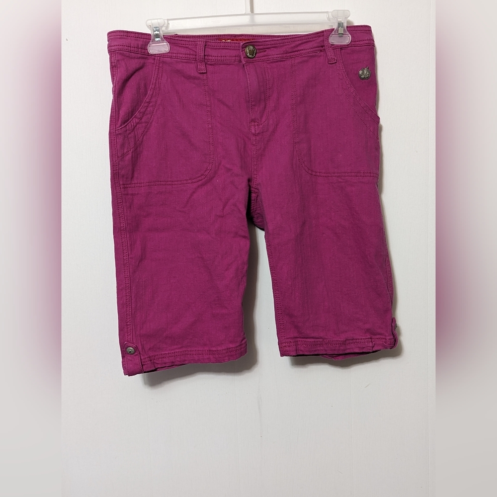 Women's Apple Bottoms Bermuda Shorts Four Pockets Pink Shorts Size 18